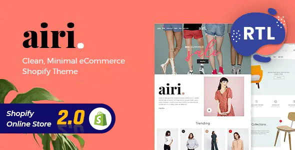 Minimal Shopify Theme - Airi
