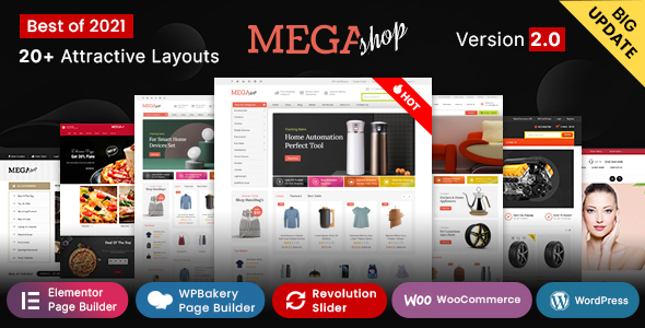 Mega Shop - WooCommerce Responsive Theme
