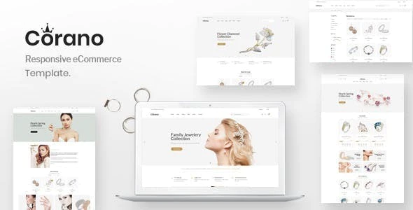 Corano - Jewelry Store Website template