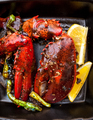 cooked lobster claw with lemon and vegetables - PhotoDune Item for Sale