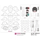 Vector Baseball Cap Design Flat Sketch Set - GraphicRiver Item for Sale