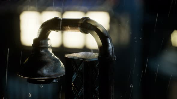 Street in the Old Town at Rainy Night alt