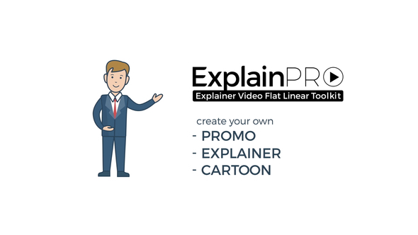 ExplainPRO. Explainer Video Flat Linear Toolkit.