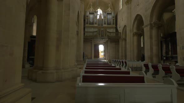 Interior of the Roman Catholic Church in Alba Iulia