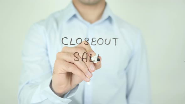 Closeout Sale, Writing On Screen