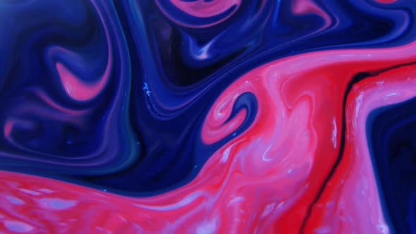 Chemical Liquid Swirl And Paint Explosion