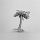 Low poly Tree Palm - 3DOcean Item for Sale