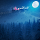 Santa riding sleigh loopable HD - VideoHive Item for Sale