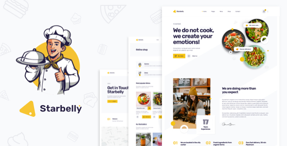 Starbelly - Restaurant & Cafe HTML Template
