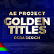 Awards Golden Titles Promo - VideoHive Item for Sale