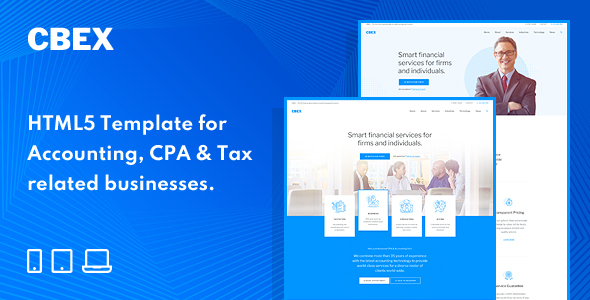 CBEX – Responsive CPA, Tax and Accounting HTML5 Template
