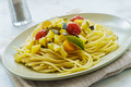 Spaghetti with steamed zucchini and tomatoes - PhotoDune Item for Sale