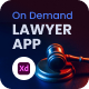CodeAct | On Demand Lawyer, Mobile App and Landing Page UI Template For Adobe XD - ThemeForest Item for Sale