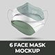 6 Isolated  Mockups Face Mask - GraphicRiver Item for Sale