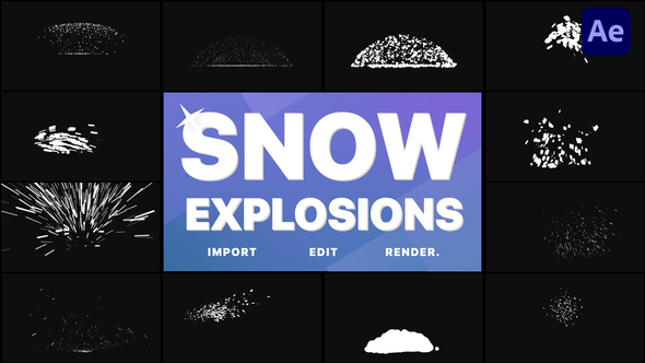 Snow Explosions | After Effects alt