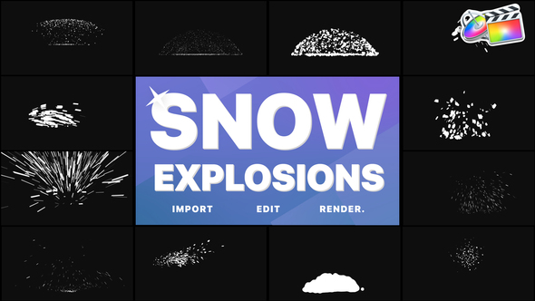 Snow Explosions | FCPX alt