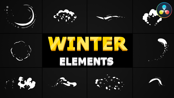 Winter Elements | DaVinci Resolve