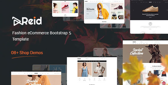 Reid – Elegant Fashion Clothing eCommerce Website Template