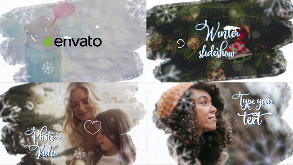 Winter Holiday Slideshow | DaVinci Resolve