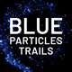 Blue Particles Trails - VideoHive Item for Sale