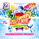 New Year Disco Square Flyer vol.3 - GraphicRiver Item for Sale