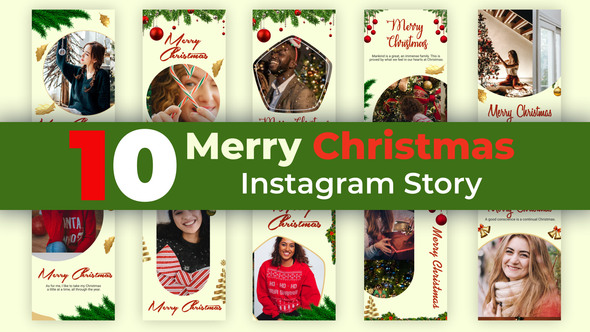 Merry Christmas Instagram Stories