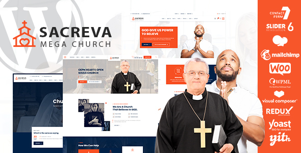 Sacreva - Church WordPress Theme