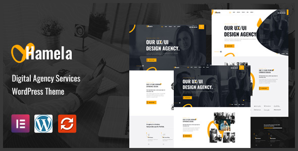 Hamela – Digital Agency Services WordPress Theme