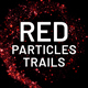 Red Particles Trails - VideoHive Item for Sale
