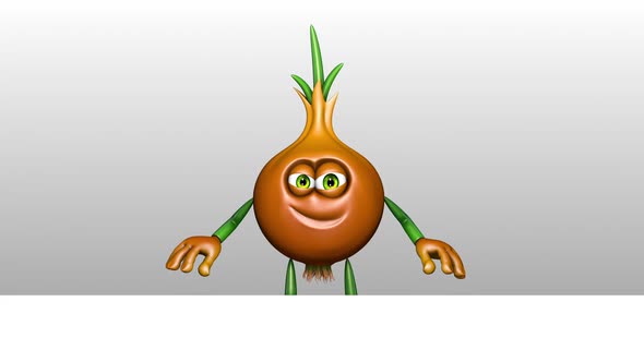 Onion Promotion Ads  Looped Cartoon Animation