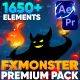 FX MONSTER - Premium Pack [1650+ 2D FX Elements] - VideoHive Item for Sale