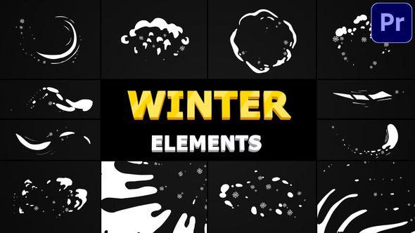 Snow Motion Elements | DaVInci Resolve