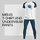 7 Men's Mockups T-Shirt and Underwear Pants - GraphicRiver Item for Sale