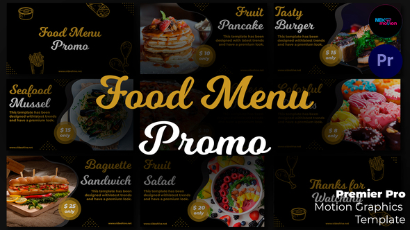Food Menu Promo | MOGRT