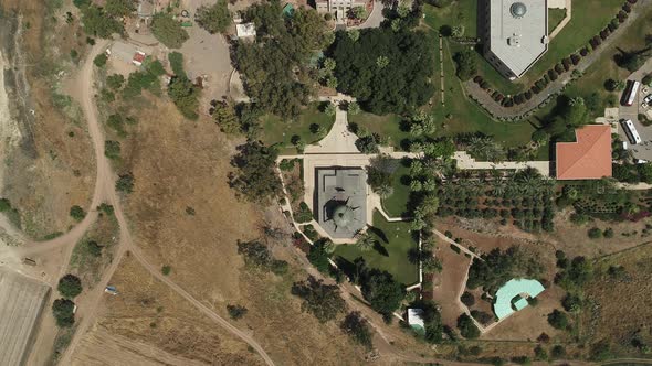 Aerial view of the Roman Chapel