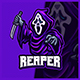 Killers Hood Reaper- Mascot Esport Logo Template - GraphicRiver Item for Sale
