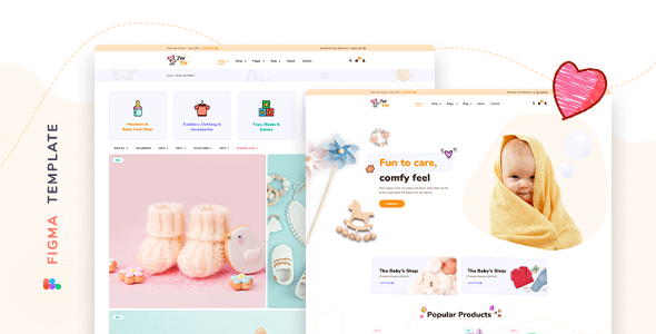 JoyToy - Kids Store Template for Figma