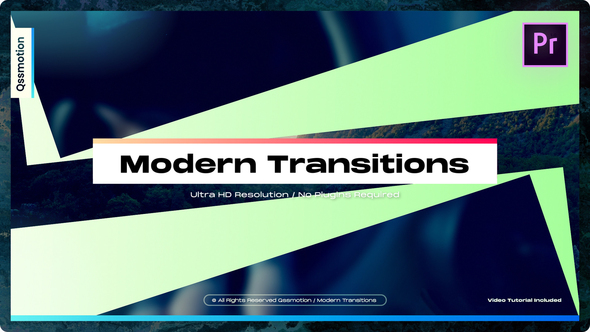 Modern and Elegant Transitions For Premiere Pro