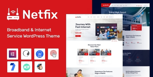 Netfix – Broadband & Internet ServicesTheme
