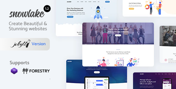 Snowlake - Creative Business & Startup Jekyll Template