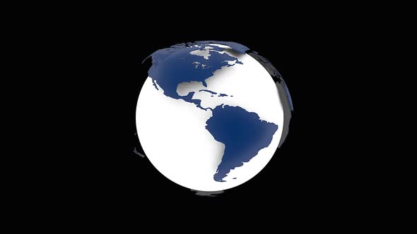 Blue Transparent Continents alt