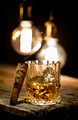 Cigar and glass with whiskey - PhotoDune Item for Sale