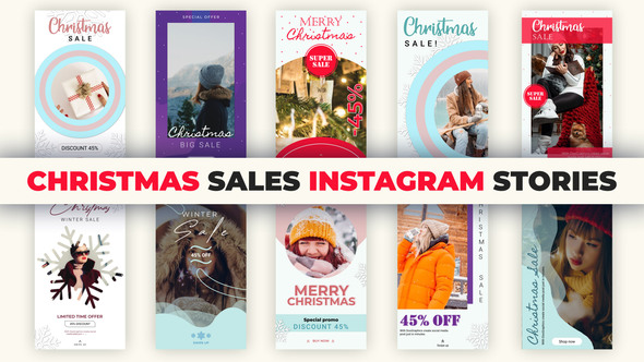 Christmas Sales Instagram Stories