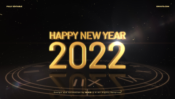 New Year Countdown 2022 3D