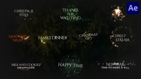 Christmas Magic Titles | After Effects alt