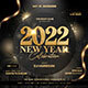 Gold New Year Party Flyer - GraphicRiver Item for Sale