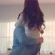 Asian young man surprise and give rose flower to beautiful girlfriend. - VideoHive Item for Sale