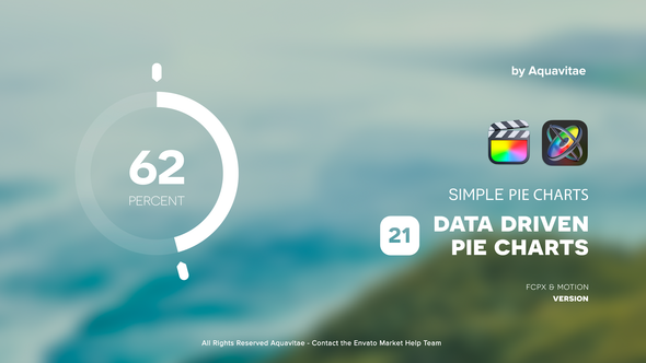 Simple Pie Charts for Final Cut Pro X alt