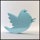 3D Twitter Icon - 3DOcean Item for Sale