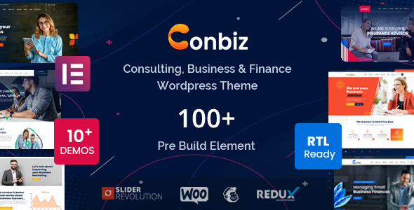 Conbiz – Business & Consulting WordPress Theme